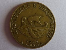 Münze aus Albanien