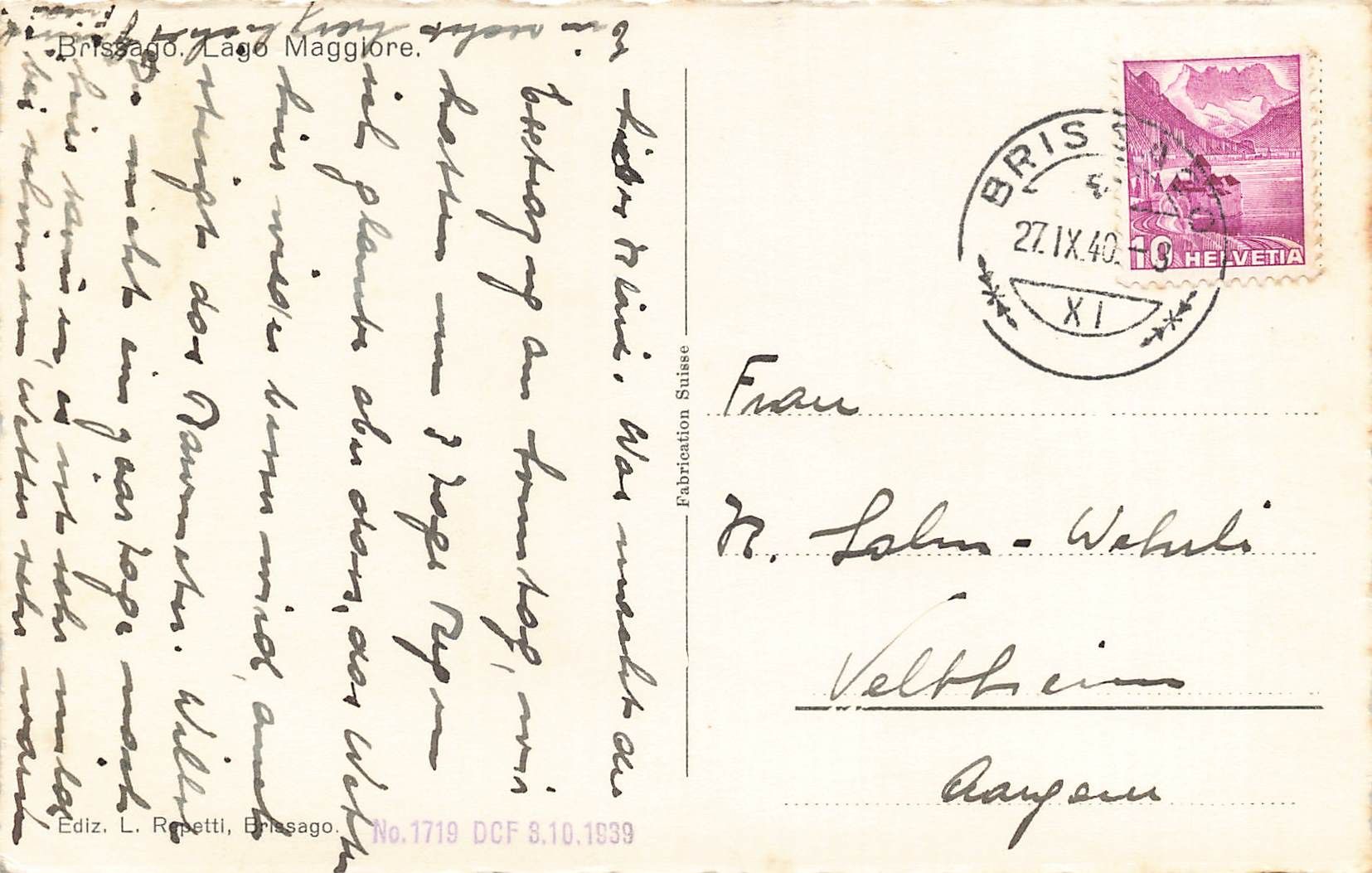 Cartes postales: Brissago – D'occasion à Biasca par Blenio71 1