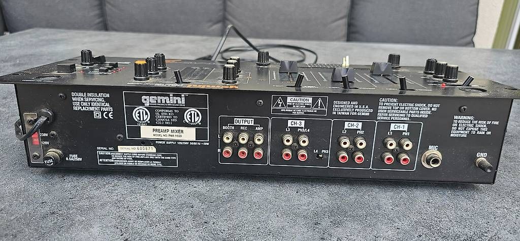 Platines de mixage: Mischpult der Marke Gemini – D'occasion à Herznach par tel_c9y5 1