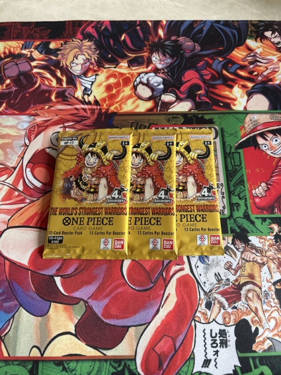 Bandai Carte collezionabili: 3x sealed op17 Boosters – Nuovo e nell'imballaggio originale da St. Gallen venduto da ced_r2bv