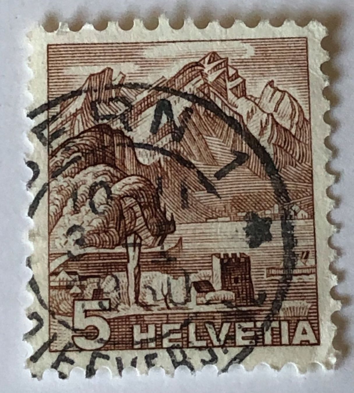 Alle Briefmarken: Nr.285  mit Vollstempel Bern – Gebraucht aus Aarau von Billa007