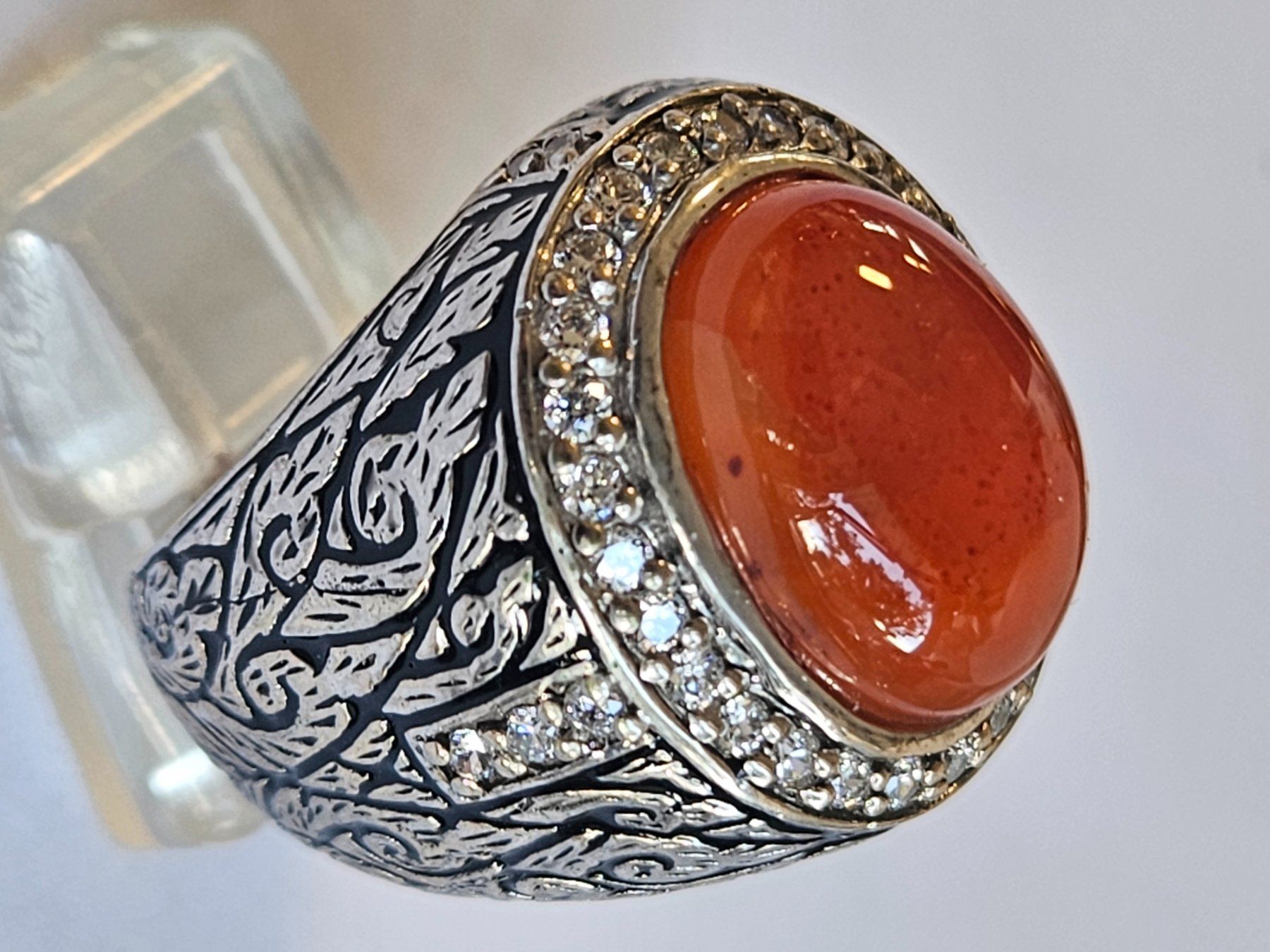 Ringe: Ring mit Carneol Cabochon – Neu (gemäss Beschreibung) aus Zürich von ben_mn5h 3