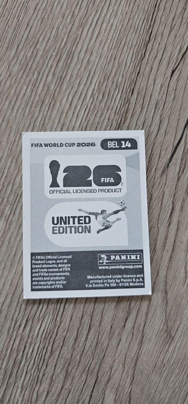 Panini Carte collezionabili: Fifa World Cup Panini BEL 14 – Nuovo e nell'imballaggio originale da Biel VS venduto da volcom8702 1