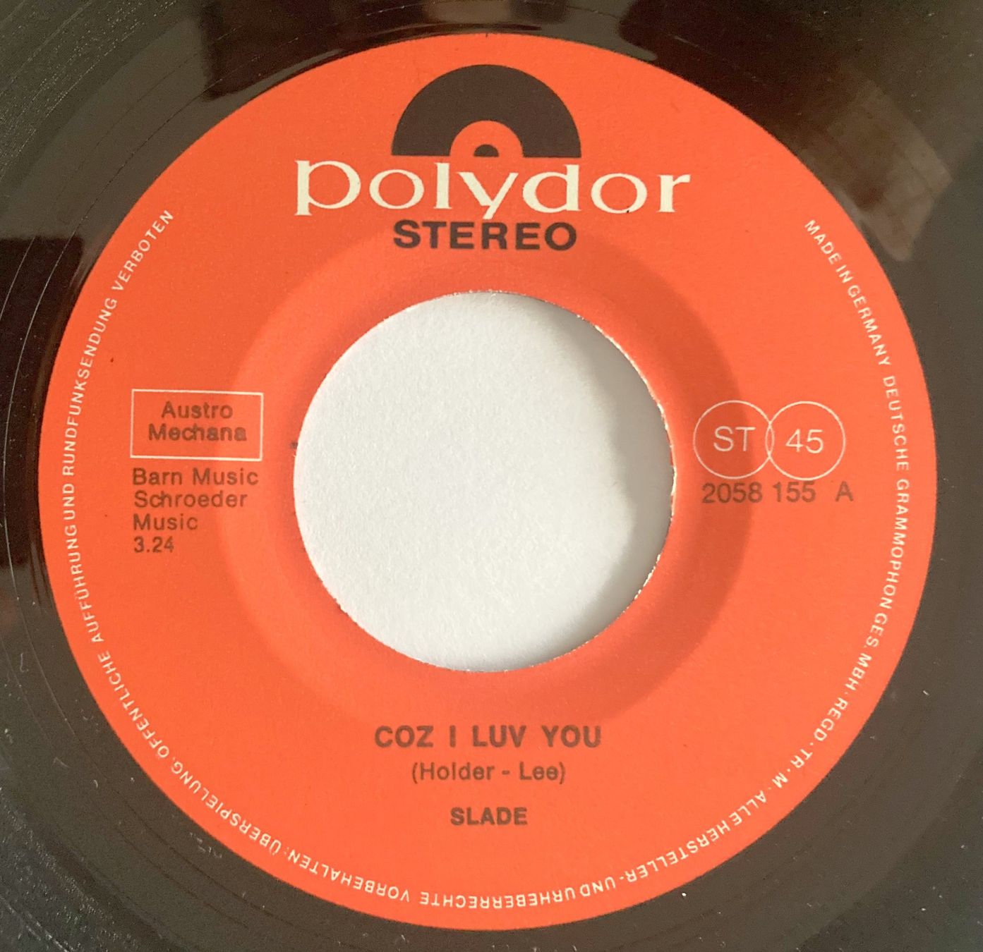 Vinyles: SLADE - COZ I LUV YOU – D'occasion à Bottens par hotter-than-hell 2