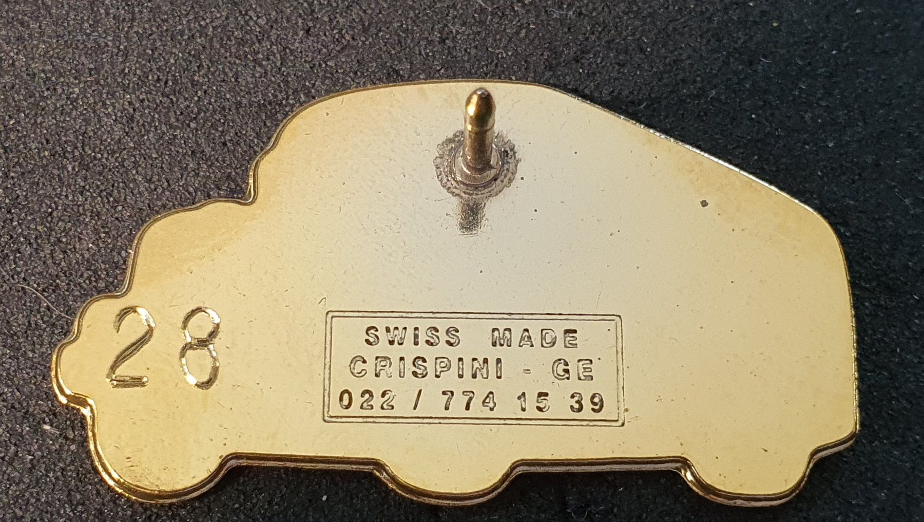Saurer Placchette & Badge: CC751 - Pin PTT Postauto Saurer – Usato da Reinach BL venduto da Boston-Verkauf 1