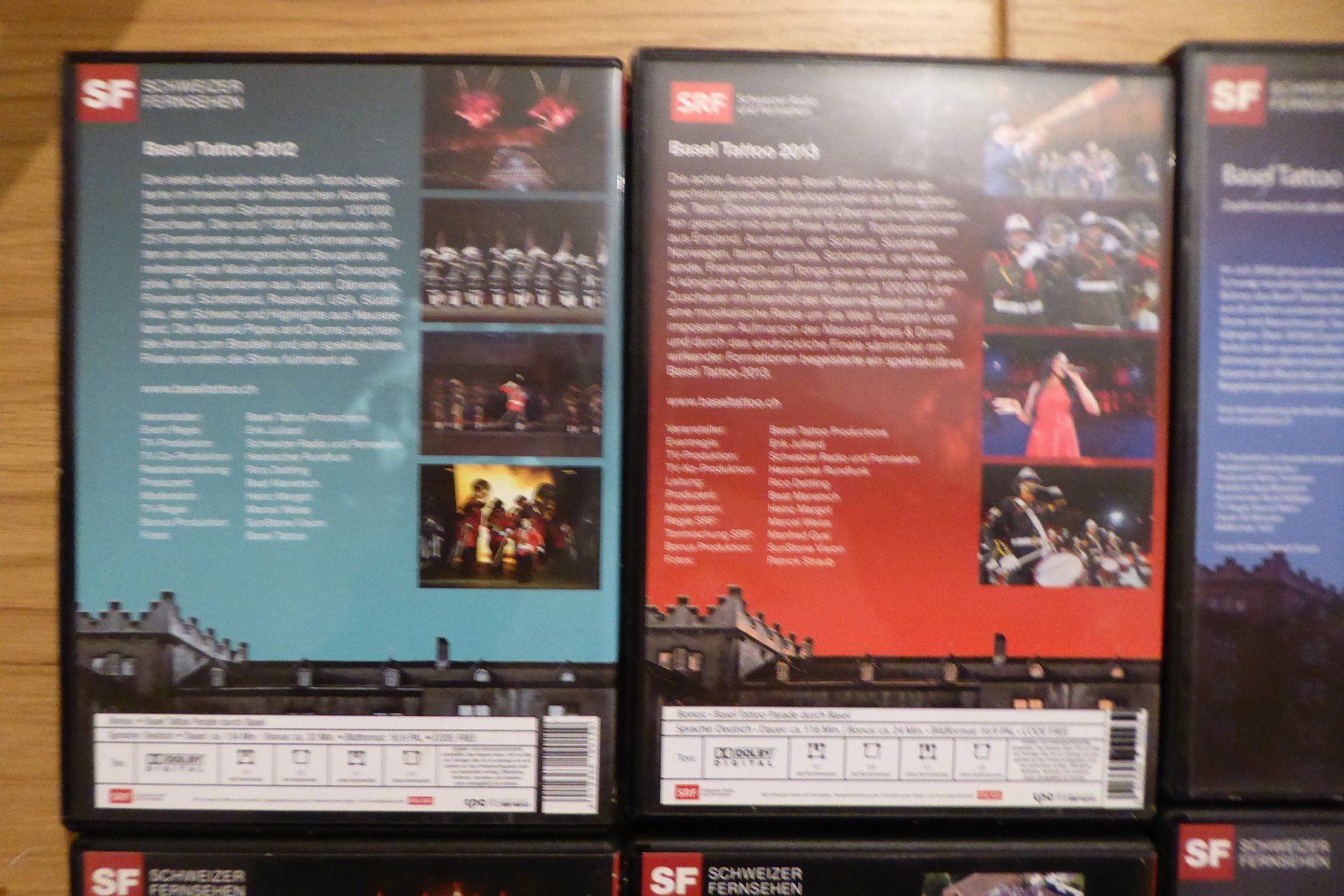 Alle DVDs: 8x DVD Military Tattoo Basel – Gebraucht aus Allschwil von Summelsarium 3