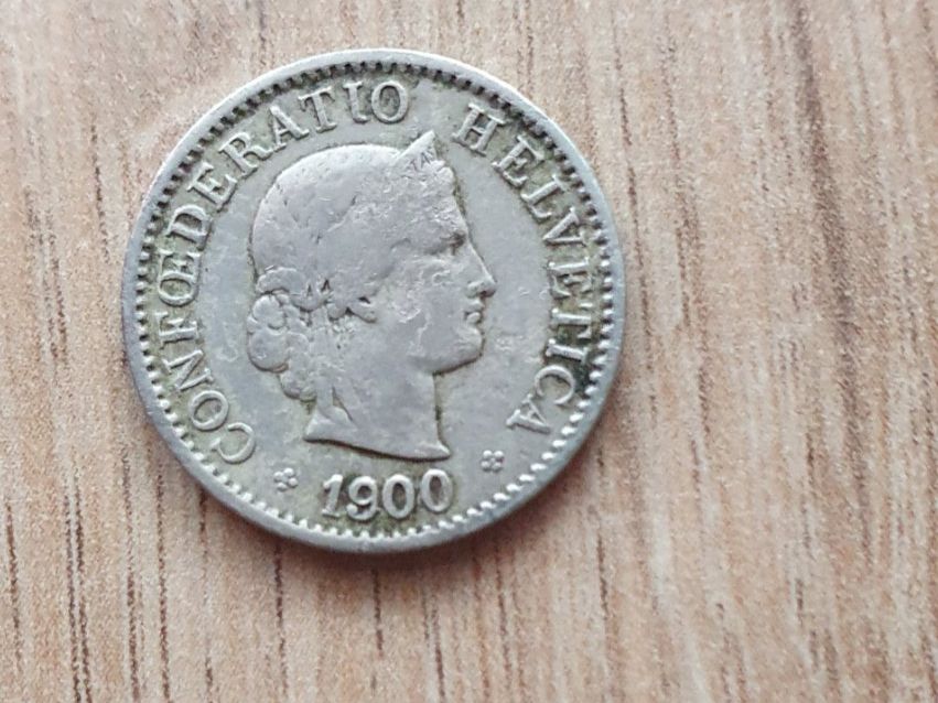 Tutti le monete: 5 Rappen Münze 1900 – Usato da Wallenwil venduto da Rainbow45
