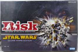STAR WARS RISK RISIKO BOARD GAME CLONE WARS EDITION USA 2005