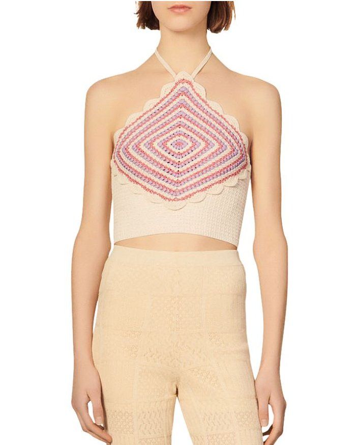 Sandro Top: New Sandro crochet top - Size 3 – Usato da St-Sulpice VD venduto da juhdu 1