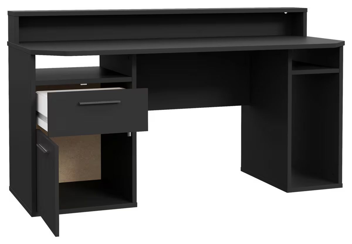 Schreibtische: Gaming Desk / Computer Desk 160 cm – Black – Storage & Cable – Gebraucht aus Winterthur von Idk21 2