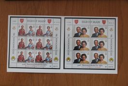 Isle of Man 1986 - Royal Birthdays (Kleinbogen) nummeriert**