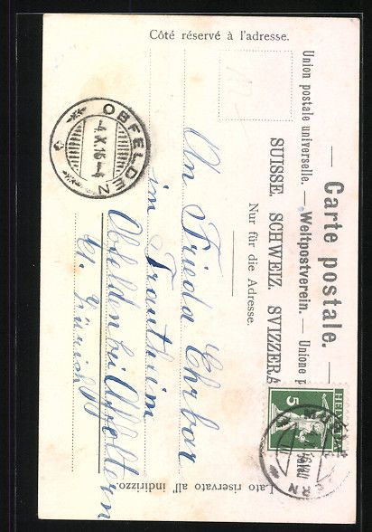 Cartoline postali: Kinder in Appenzeller Tracht auf einer A – Usato da Berlin venduto da bartko-reher 1