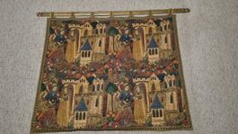Historismus-Wandteppich im Gobelin-Stil, 19. Jahrhundert