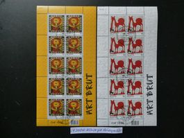 CH 2007 Nr. 1233+1234 gestempelte Kleinbögen