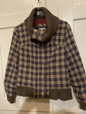 Hessnatur Jacke Baumwolle Wolle Gr 40 neuwertig