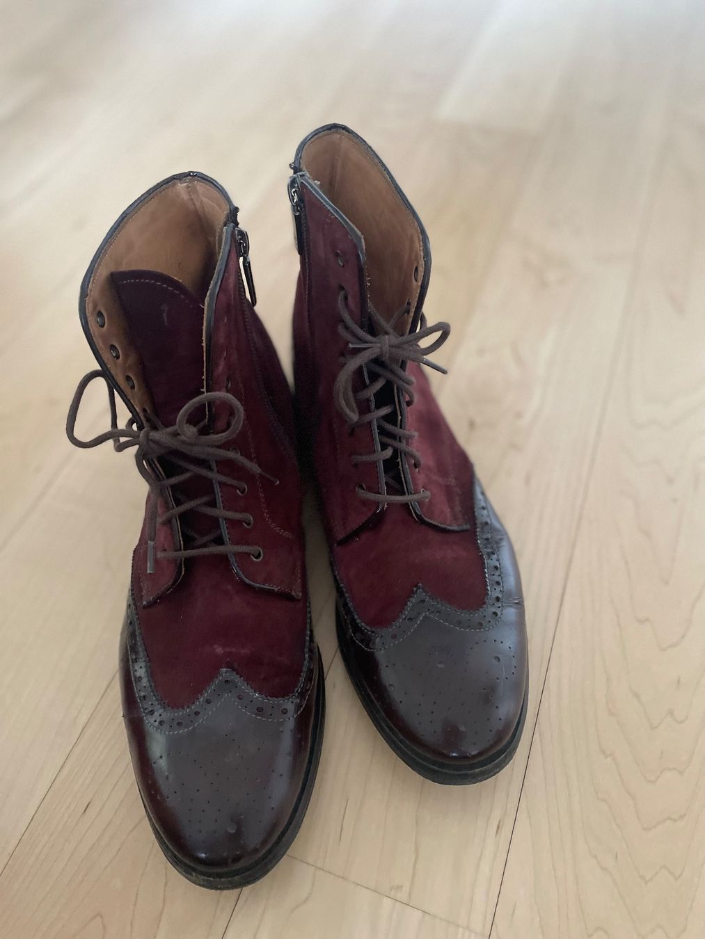 Navyboot Scarpe da donna: Navyboot Stiefelette bordeaux, Gr.40 wie neu – Usato da Lenzerheide/Lai venduto da maa_6brh 4