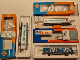 3x Roco Bierwagen