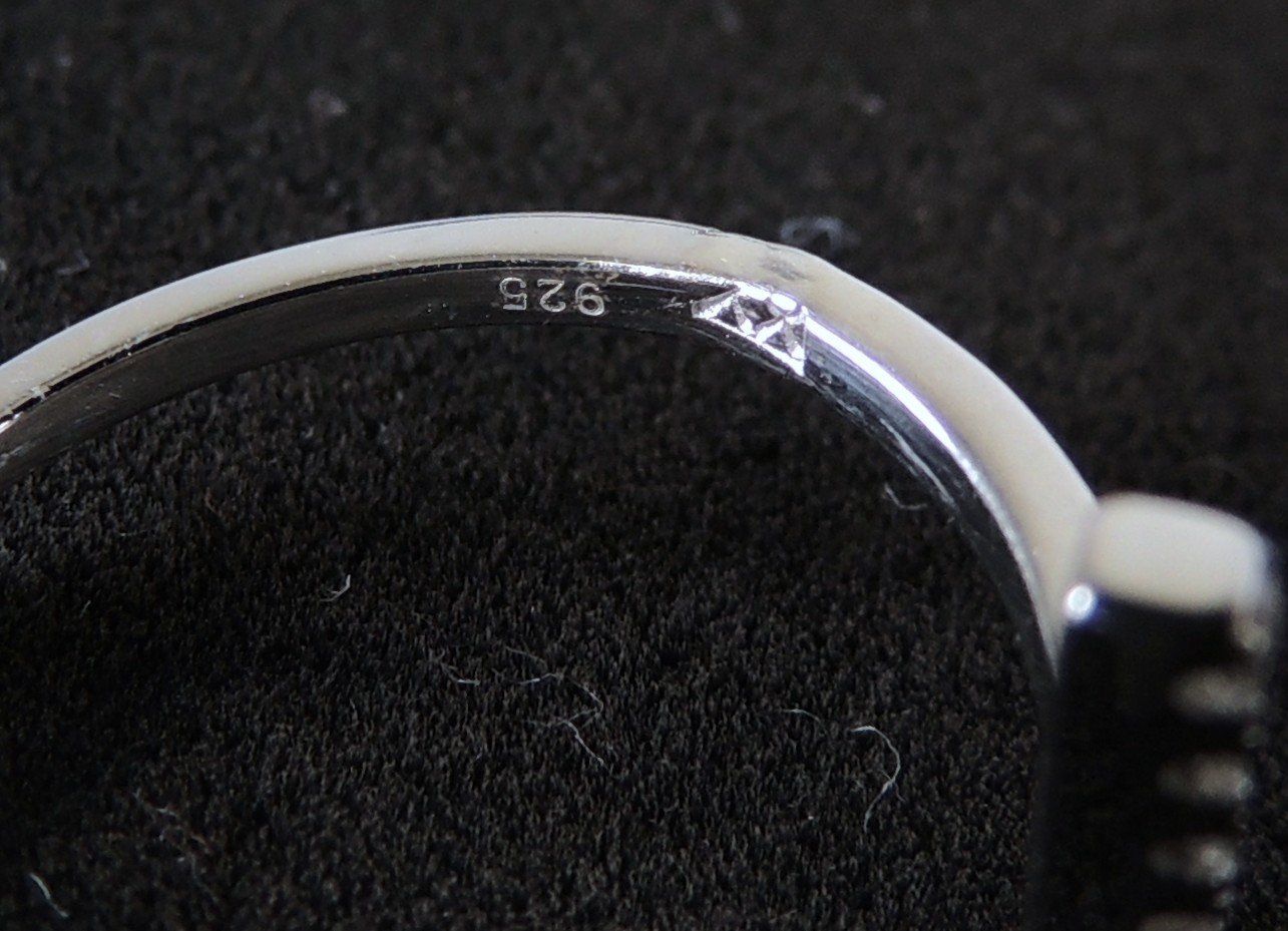 Anelli: Silber 925 Fingerring mit Zirkonias – Nuovo e nell'imballaggio originale da Waldenburg venduto da schaller707 4