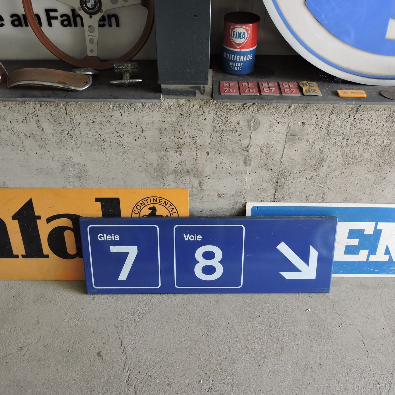 SBB/CFF/FFS Insegne: Email Schild Pfeil rechts – Usato da Meikirch venduto da rva_q8c7