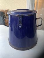 Blau, emaillierter Behälter