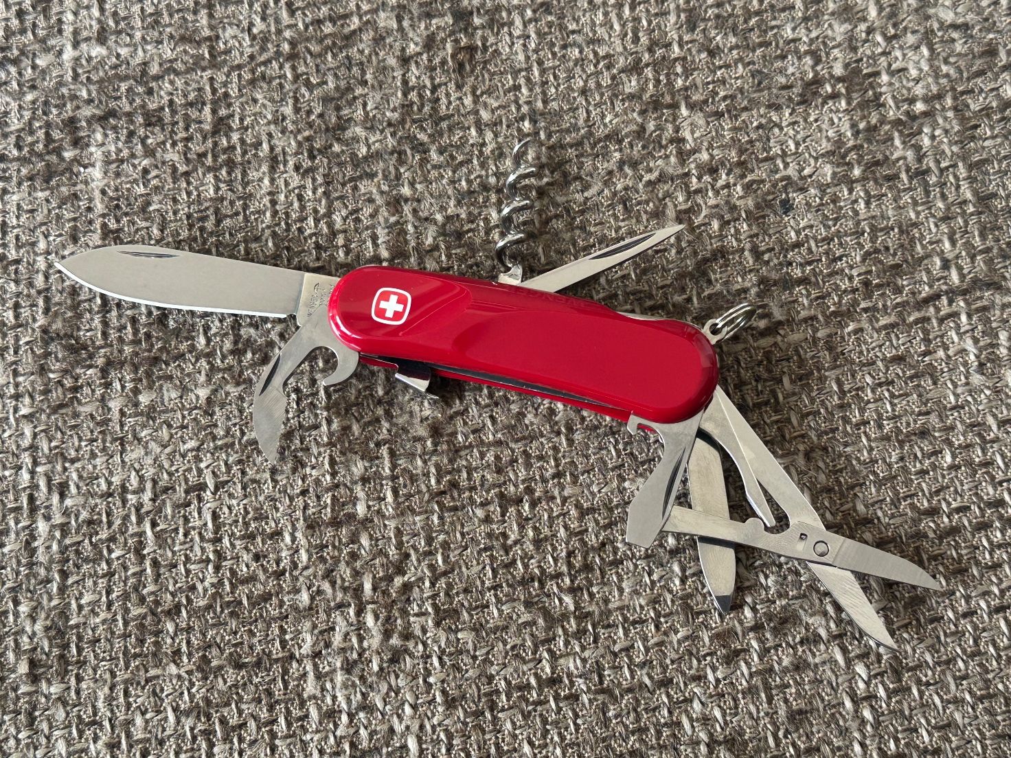 Wenger Coltelli tascabile: Altes Sackmesser WENGER Evolution S14 mit Schere NEU OVP RAR – Nuovo e nell'imballaggio originale da Dübendorf venduto da lan1808 6