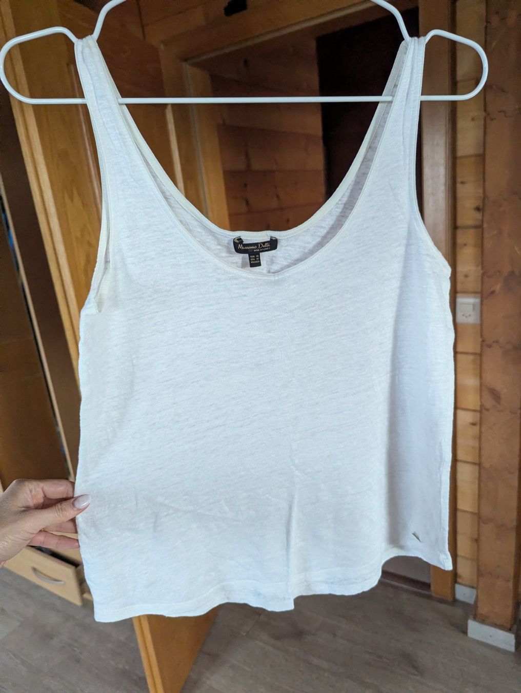 Massimo Dutti Top: Massimo Dutti linen tank top – Usato da Altendorf venduto da jak_lkk8