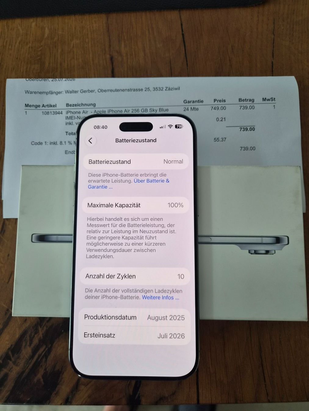 Apple Portables: Iphone 17 Air – Neuf (Voir description) à Zäziwil par gerbwa01 1