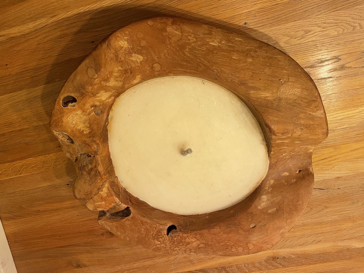 Kerzen: Kerze in Holzschale – Neu (gemäss Beschreibung) aus Rüschlikon von zehnvoracht 1