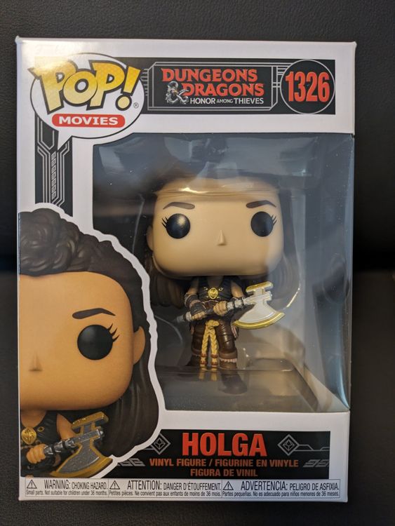 Funko Pop! Dungeons & Dragons: Holga – Vinyl-Figur Ca. 9,5 Cm – Mit Schlachtachse, Sammlerstück Für D&D-Fans
