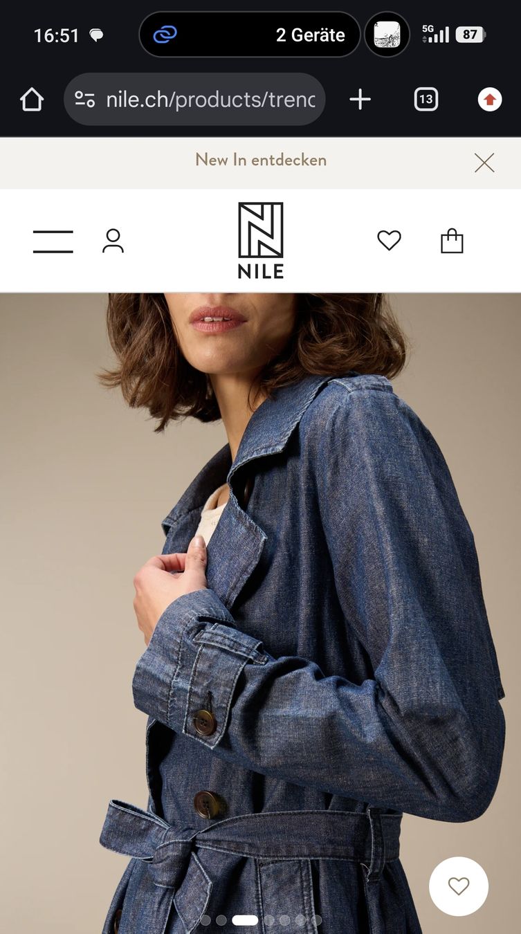 Nile Cappotti: Nile Trenchcoat – Nuovo (secondo la descrizione) da Mollis venduto da aliceee01 5