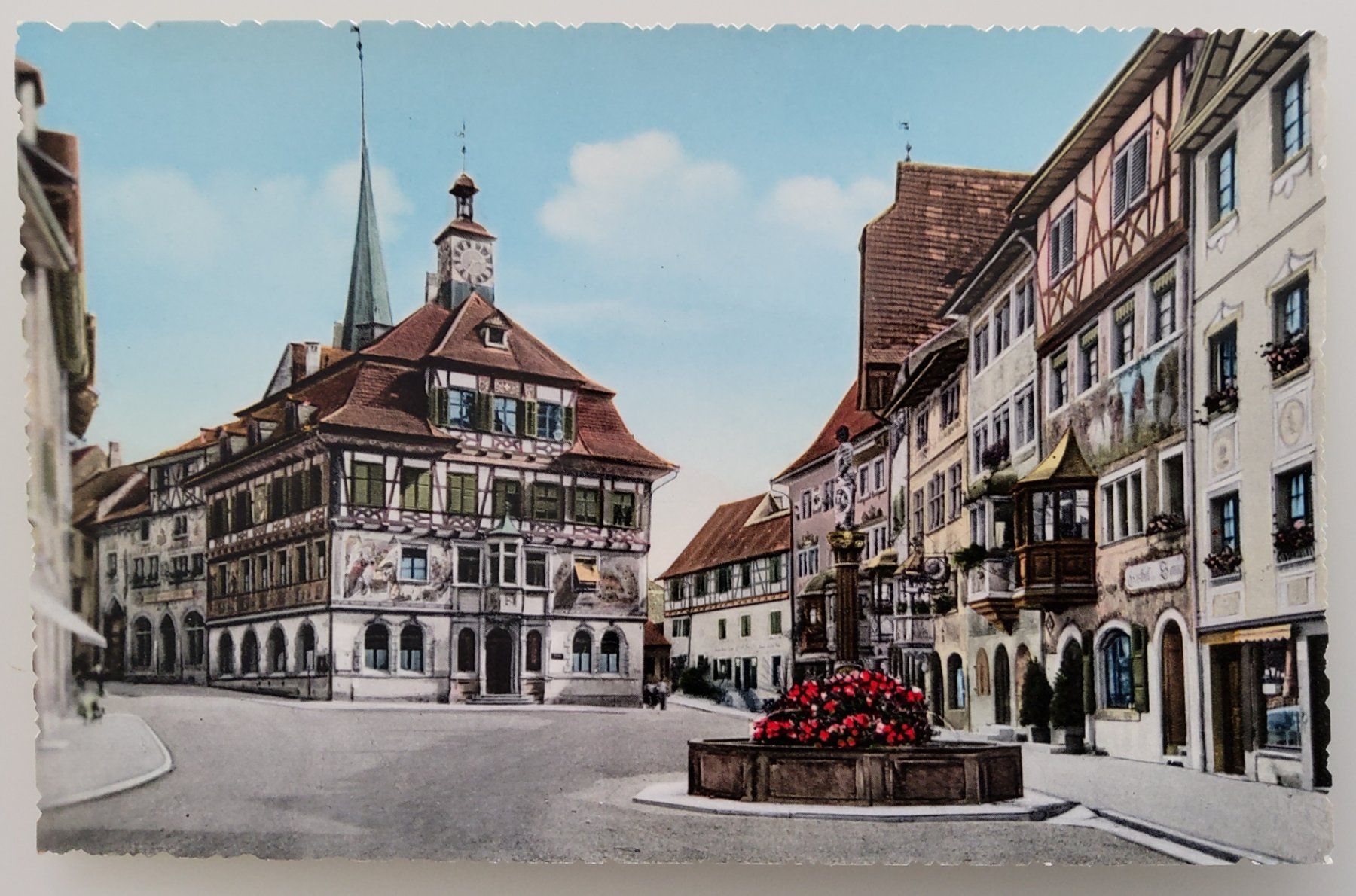 Cartoline postali: Ansichtskarte Stein am Rhein, Rathausplatz – Nuovo (secondo la descrizione) da Buchrain venduto da mue_kru