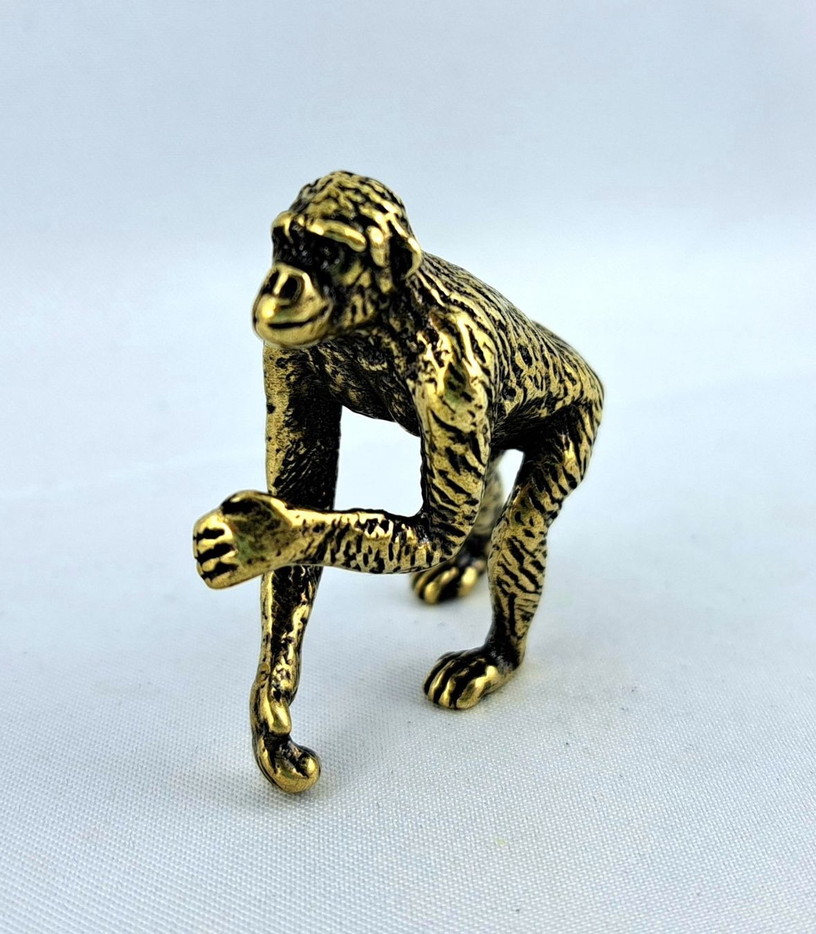 Figuren: SCHIMPANSE - Messing Figur - Dekoration - 4x3,5cm – Neu und originalverpackt aus Grenchen von Yamahwildstar16 3