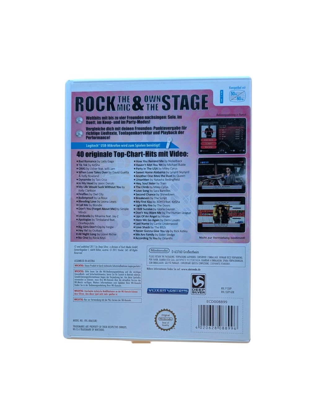 Nintendo Giochi: Sing 4 Nintendo Wii – Usato da Domat/Ems venduto da IsseldorsShop 1