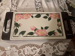 Villeroy Boch Wildrose Wärmeplatte/Rowenta vintage aber neu