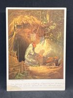 Ansichtskarte: Carl Spitzweg - Mönch, Hühner bratend
