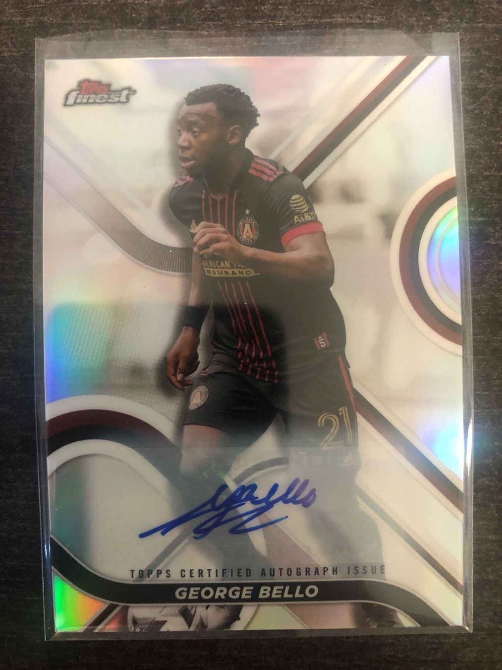 Topps Carte collezionabili: Topps Finest George Bello Autogramm – Usato da Wangenried venduto da Garagara