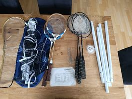 Badmintonset mit 6 Schläger