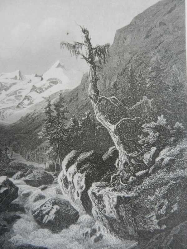 Gravures: Roseg Gletscher – D'occasion à Risch par Rischli15 5