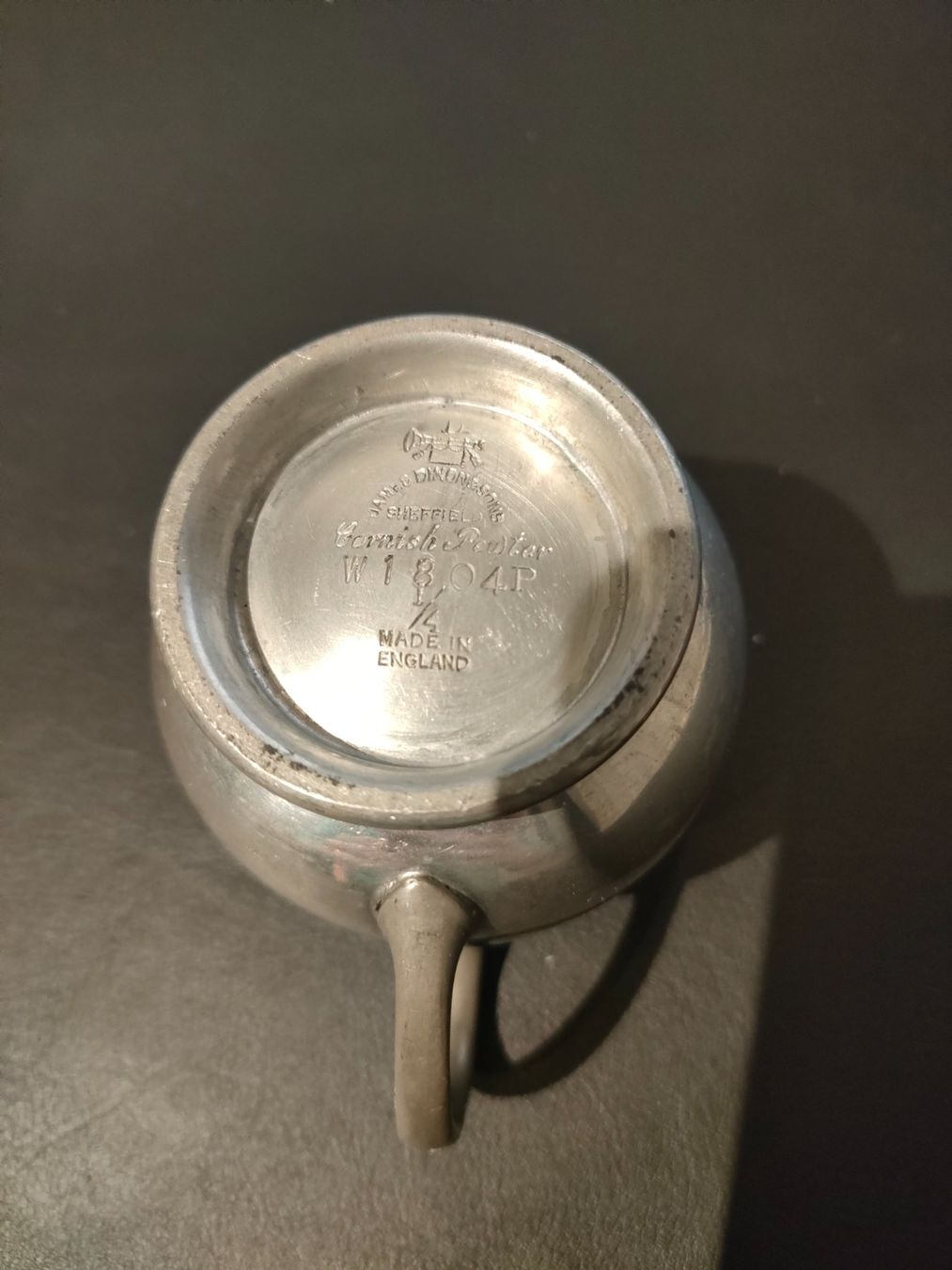 Karaffen: Zinn Kännchen - Sauciere - Cornish Pewter Sheffield – Gebraucht aus Wiesendangen von s_er 3