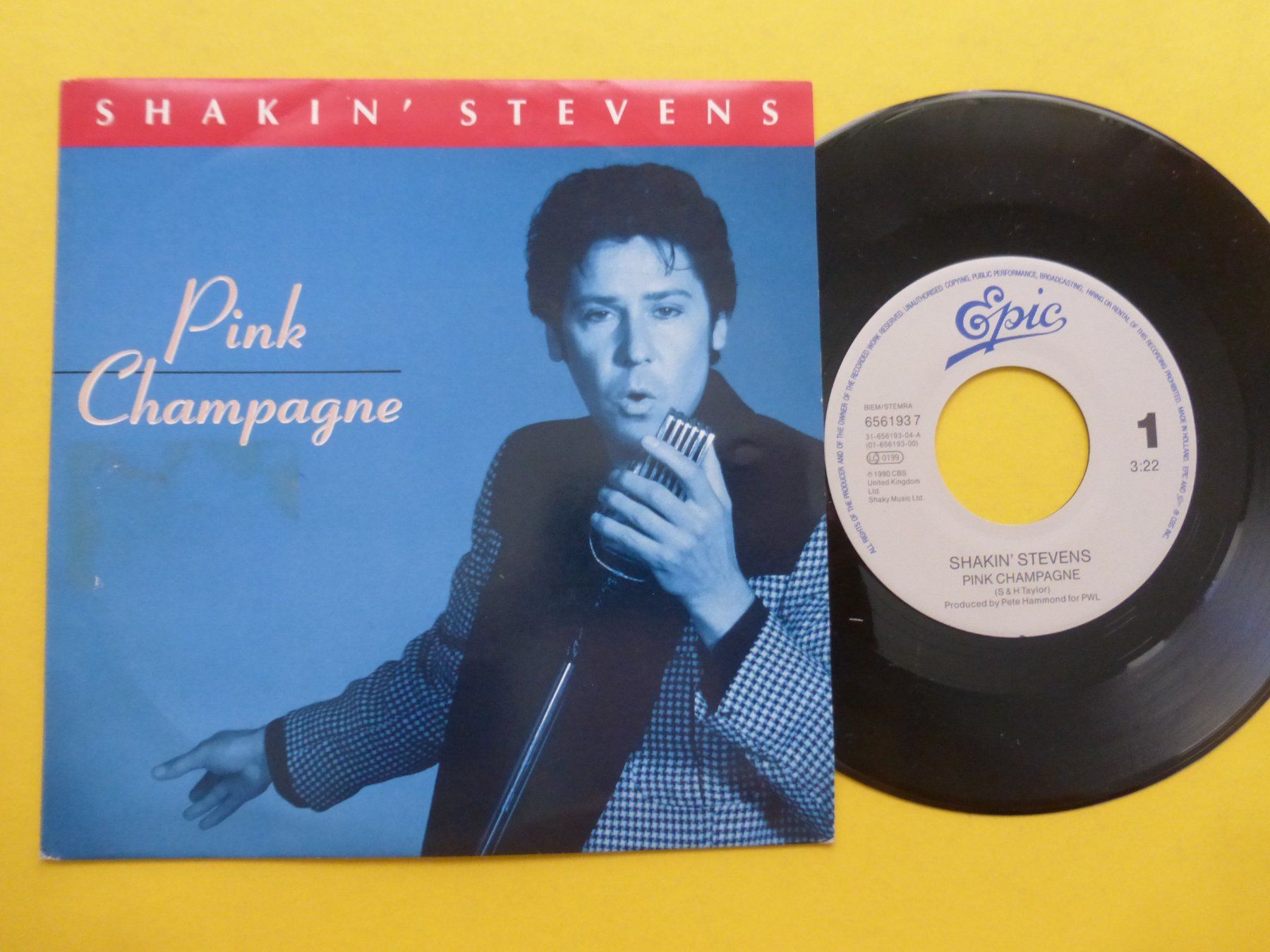 Vinyles: Shakin' Stevens – Pink Champagne – D'occasion à Zürich par Swiss57