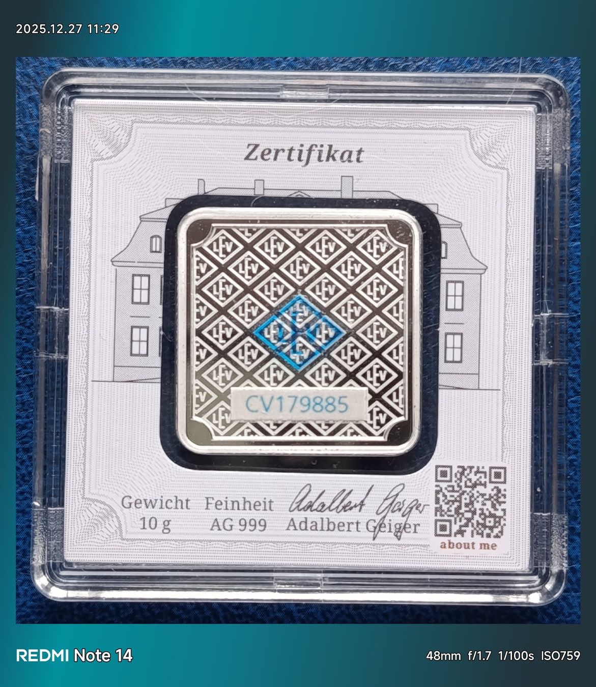 Edelmetalle: SILBERBARREN PREMIUM - BITTE TEXT LESEN - 10 GRAM FEINSILBER – Neu und originalverpackt aus Tobel von fuertinero 3