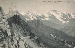 Wilderswil BE Schynige Platte Panorama Eiger Mönch Jungfrau