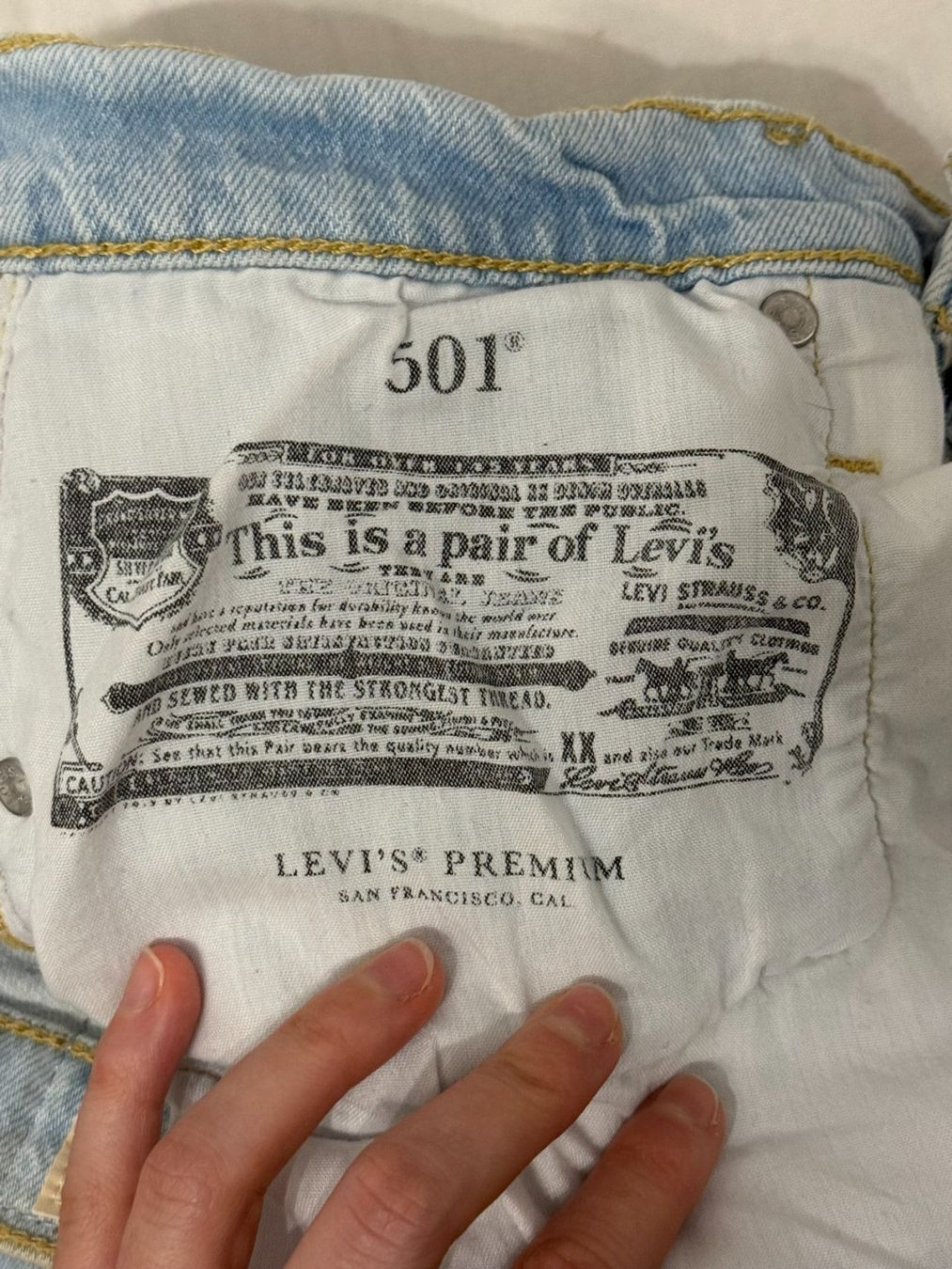 Levi's Jeans: Jeans Levi's, Grösse 27 – Neu (gemäss Beschreibung) aus Elgg von sandramuee 4