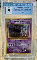 1999 Sabrina's Gengar Pokemon CGC 9 MINT Banned Gym Heroe