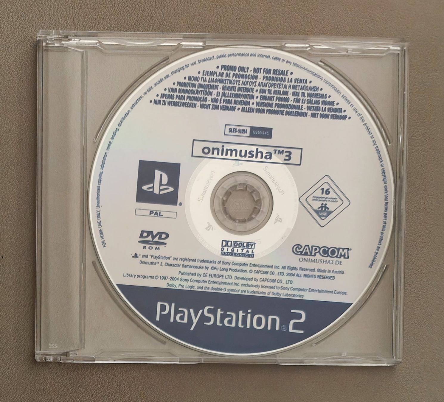 Giochi: Onimusha 3 PS2 PROMO (Vollversion) Capcom NEU – Nuovo e nell'imballaggio originale da Bern venduto da breesell321