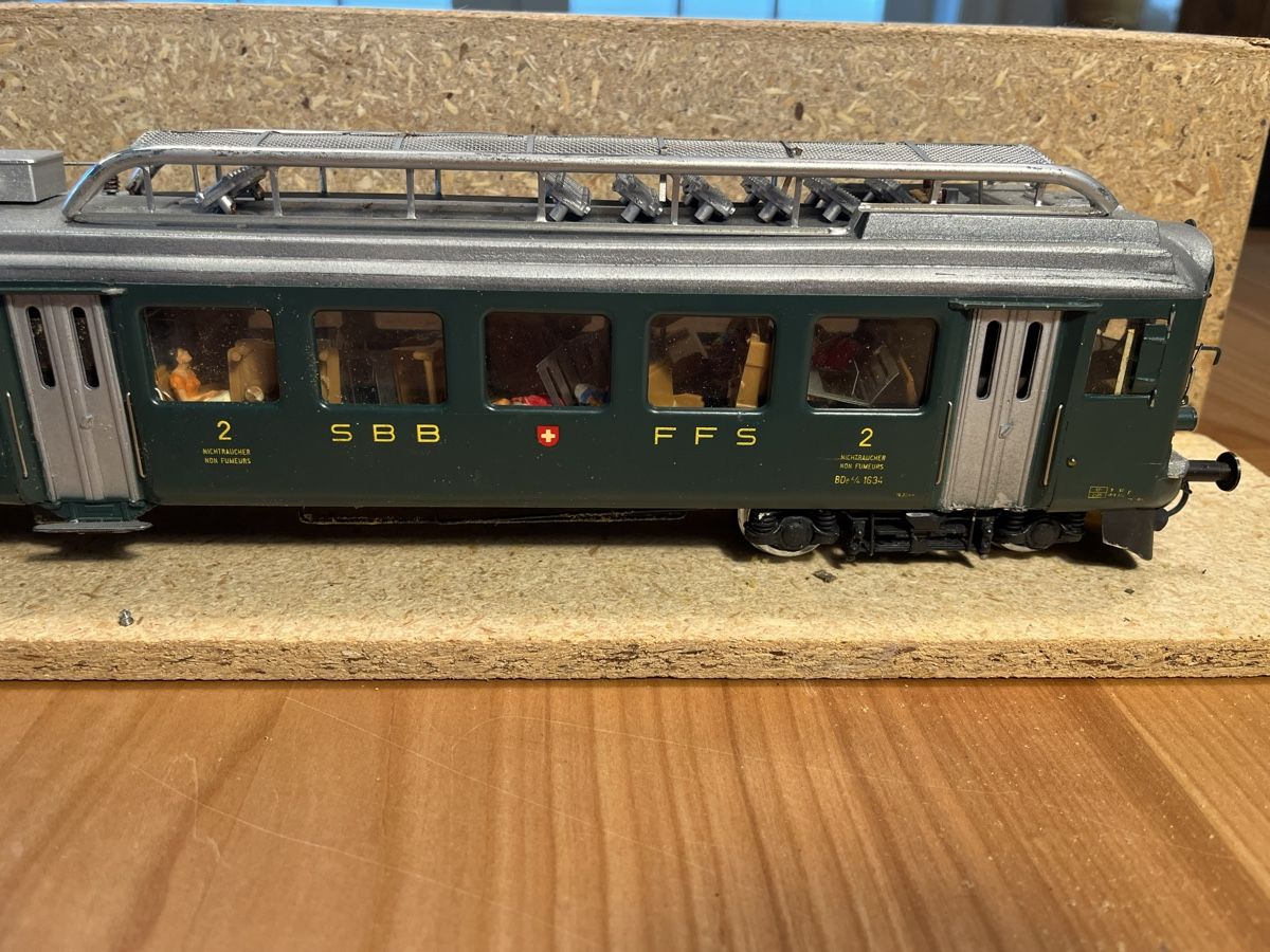 Modelleisenbahnen: SBB BDe 4/4 1634 Spur 0 – Defekt aus Oberwil BL von e24_6ft2 5