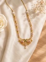 Elegante Vintage Halskette, goldfarben, neuwertig,