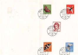 PJ-Satz 1955 mit sauberem O OLTEN 16.12.1955, ab 1.--