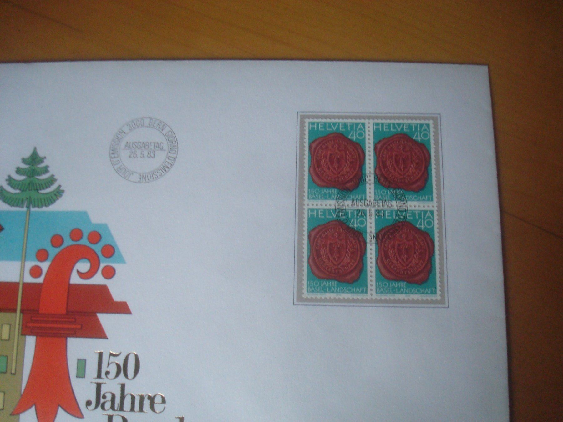 Tous les timbres: 1983 schöner Grossbrief Schweiz – D'occasion à Gordola par Polentaefung 2