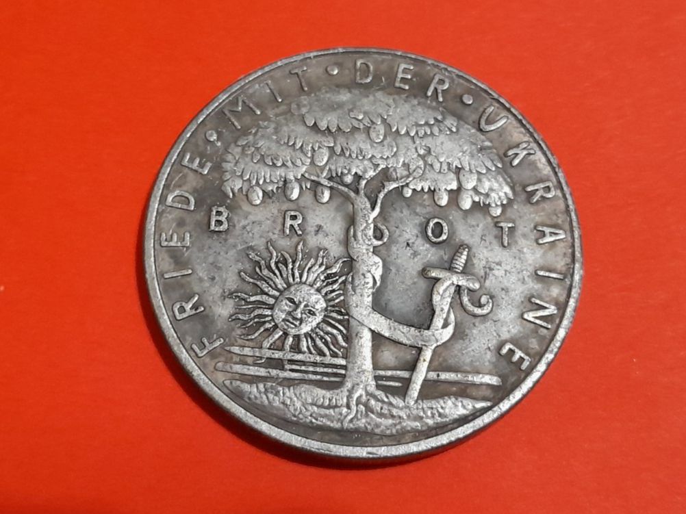 Medaglie: Medaille 1918, Friede mit der Ukraine, 36mm – Nuovo (secondo la descrizione) da Aarau venduto da Reto_BA_01